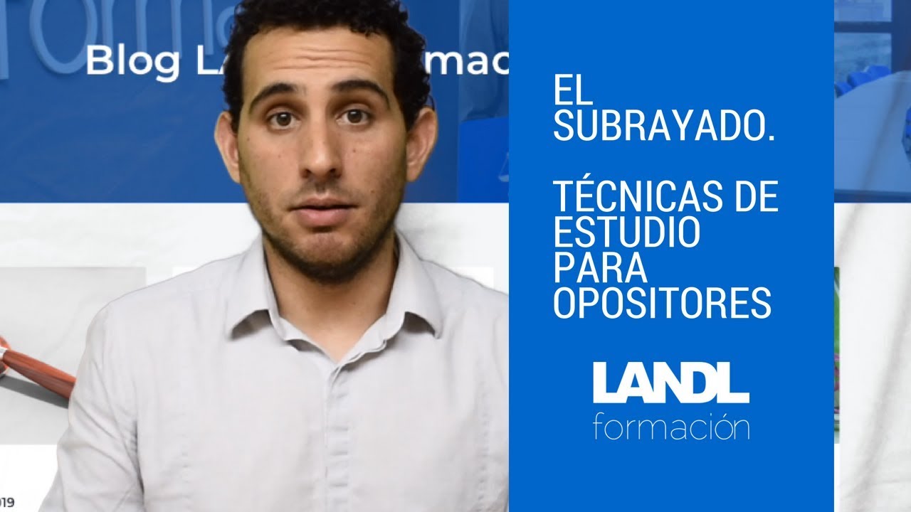 Técnica del subrayado con colores para opositores