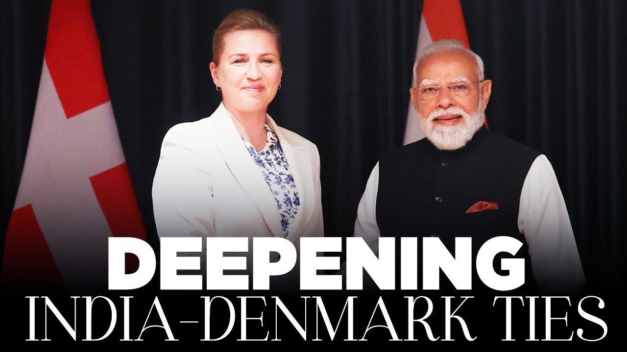 LIVE: PM Modi holds a meeting with Denmark PM Mette Frederiksen