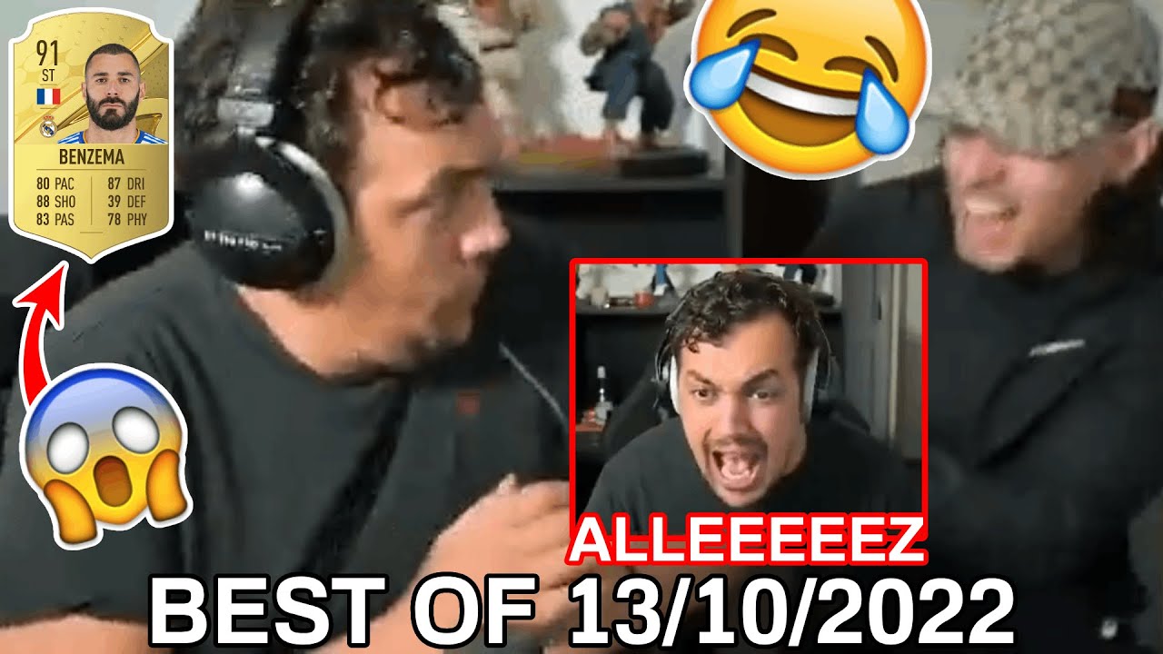 TK RAGE ET OBTIENT BENZEMA MAIS BK LE SURPREND 😱 // Best of du live de TheKairi78 du 13/10/2022