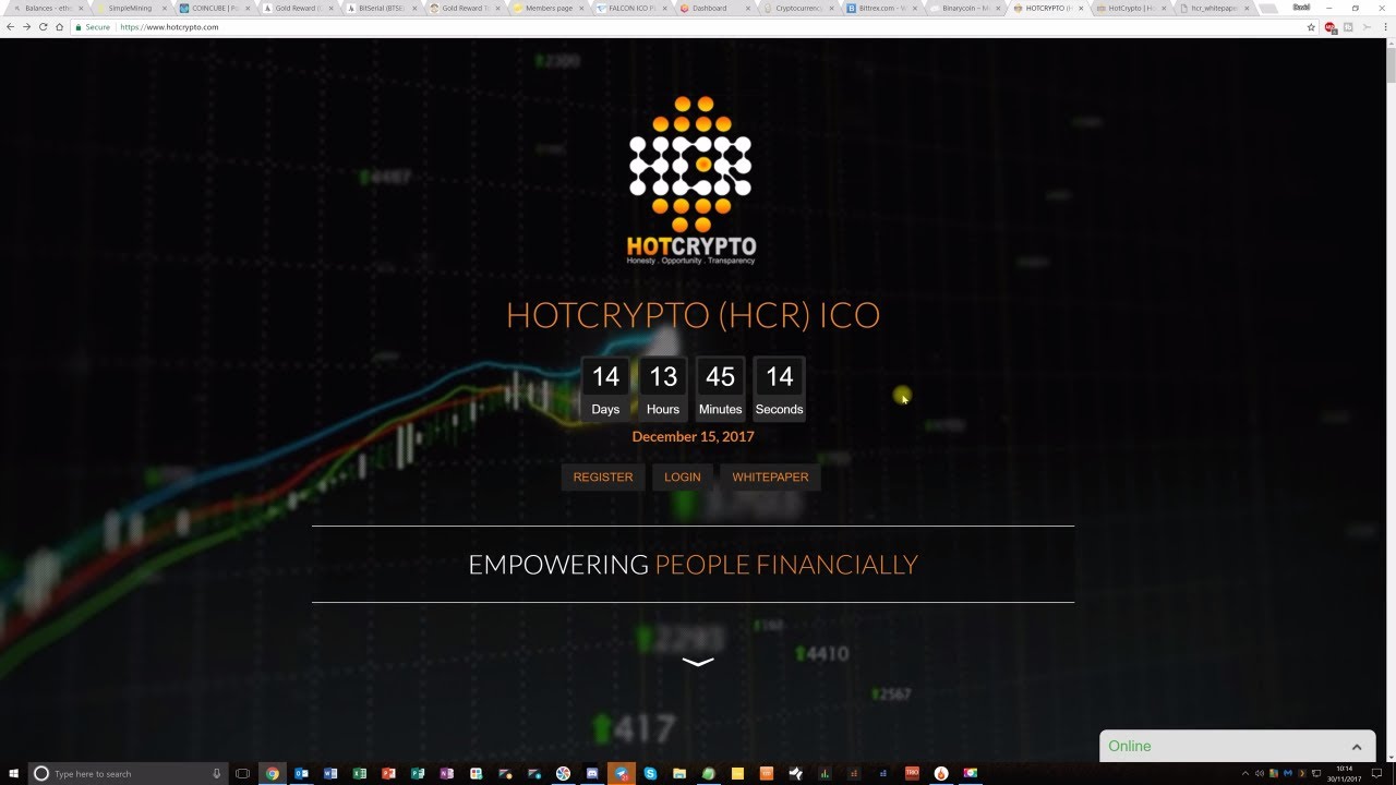 HOTCRYPTO COIN ICO - MOST POPULAR IN DECEMBER?