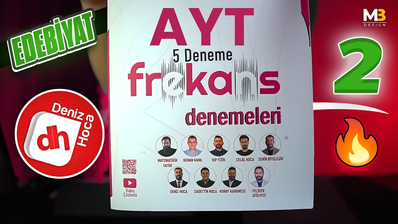 AYT EDEBİYAT DENEME SORU ÇÖZÜMÜ -2 / 5'li AYT Frekans Denemesi | Deniz Hoca