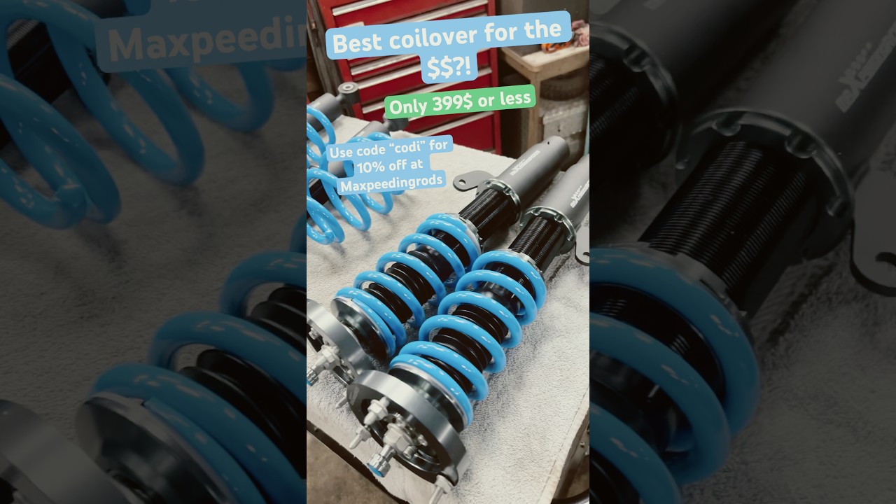 Best coilover for the money?! E46 #maxpeedingrods #maxpeedingrodst6 #coilovers #e36 #e46 #e90 #bmw