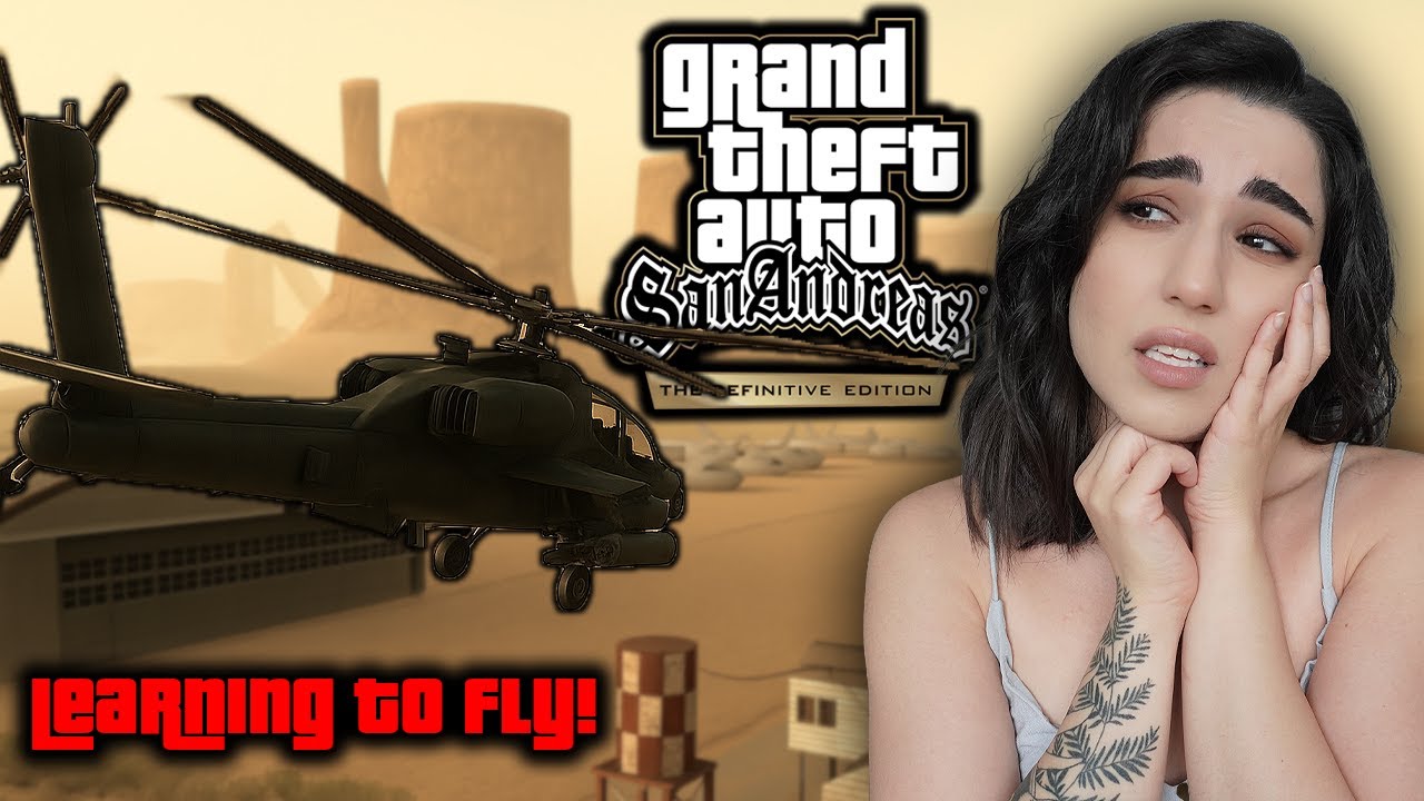 Learning to Fly Went SO WRONG! GTA San Andreas 1ST Time Playing [8]