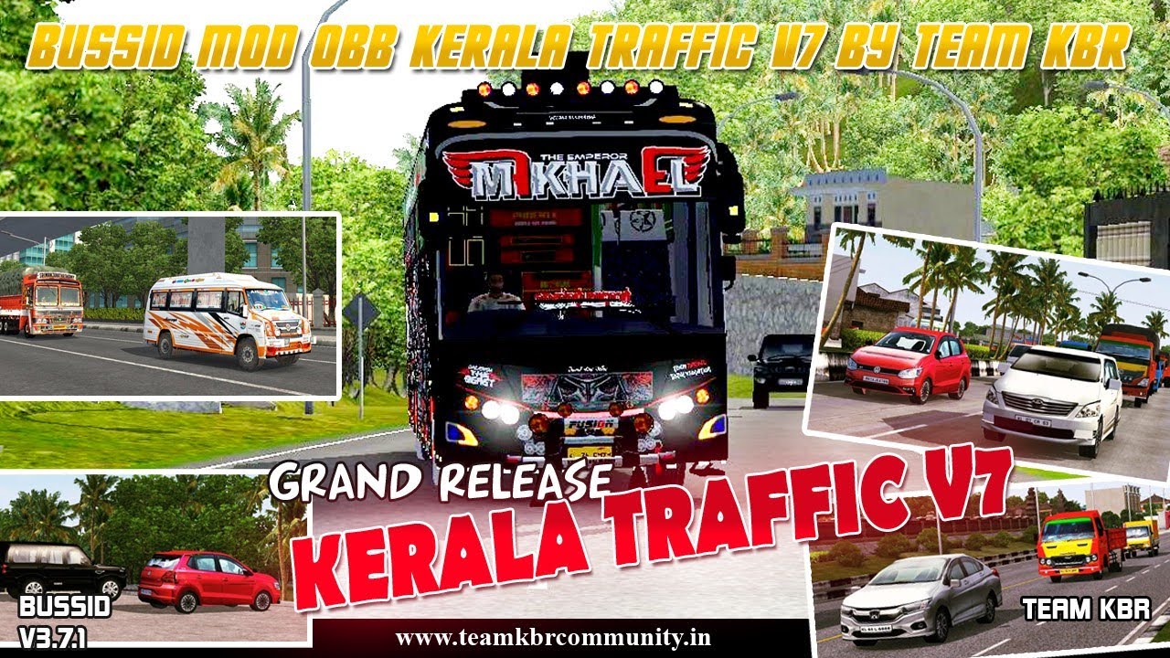 BUSSID v3.7.1 | Kerala Traffic v7 | Grand Release | JB Upgrades | Full MOD Traffic | Team KBR