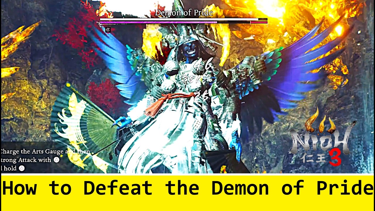 Nioh 3: How to Defeat the Demon of Pride Boss Fight. Fastest / Easiest / Cheese-iest Method.