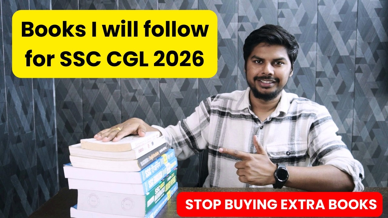 My SSC CGL 2026 Booklist 📚 Books I’m Following for Preparation | KanpurWala Vikrant