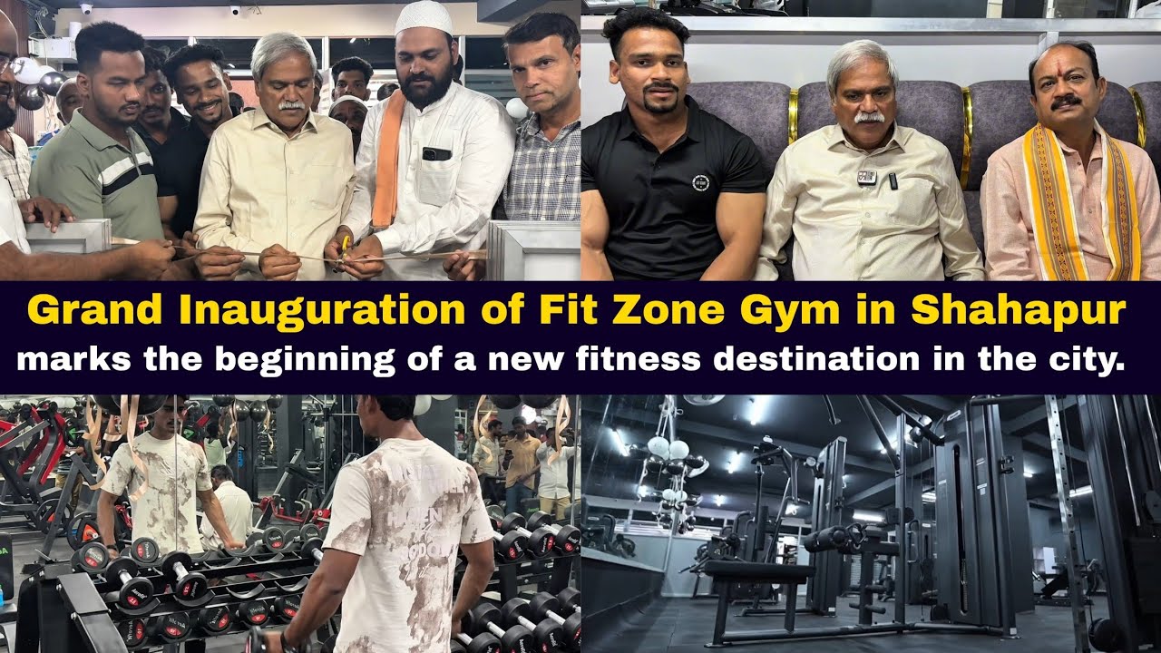 Grand Inauguration of Fit Zone Gym in Shahapur marks the beginning of a new fitness destination  