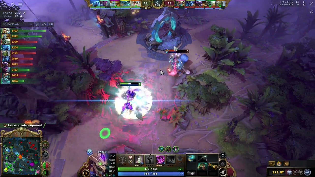 Dazzle spamming at immortal rank pos 5