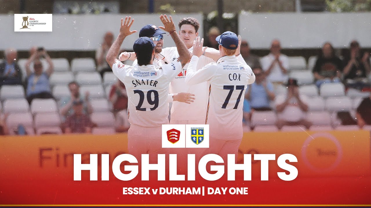 ✌️ TWO WICKETS ON DEBUT! | Essex v Durham Day 1 Highlights
