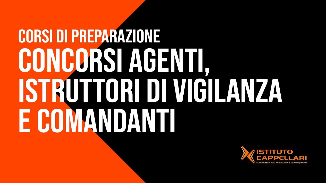 Corso di preparazione ai concorsi per vigili urbani