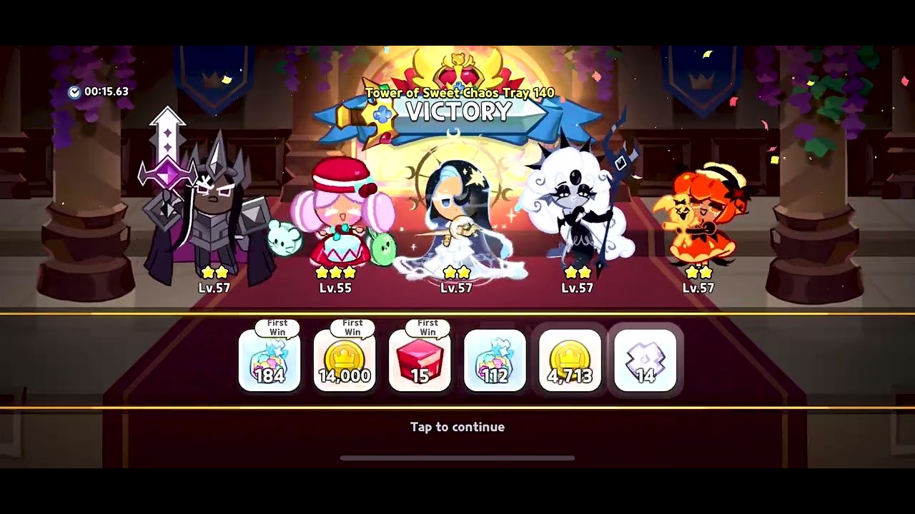 Tower of Sweet Chaos Season 14:  Tray 139, 140, 141 🍰 Cookie Run Kingdom guides
