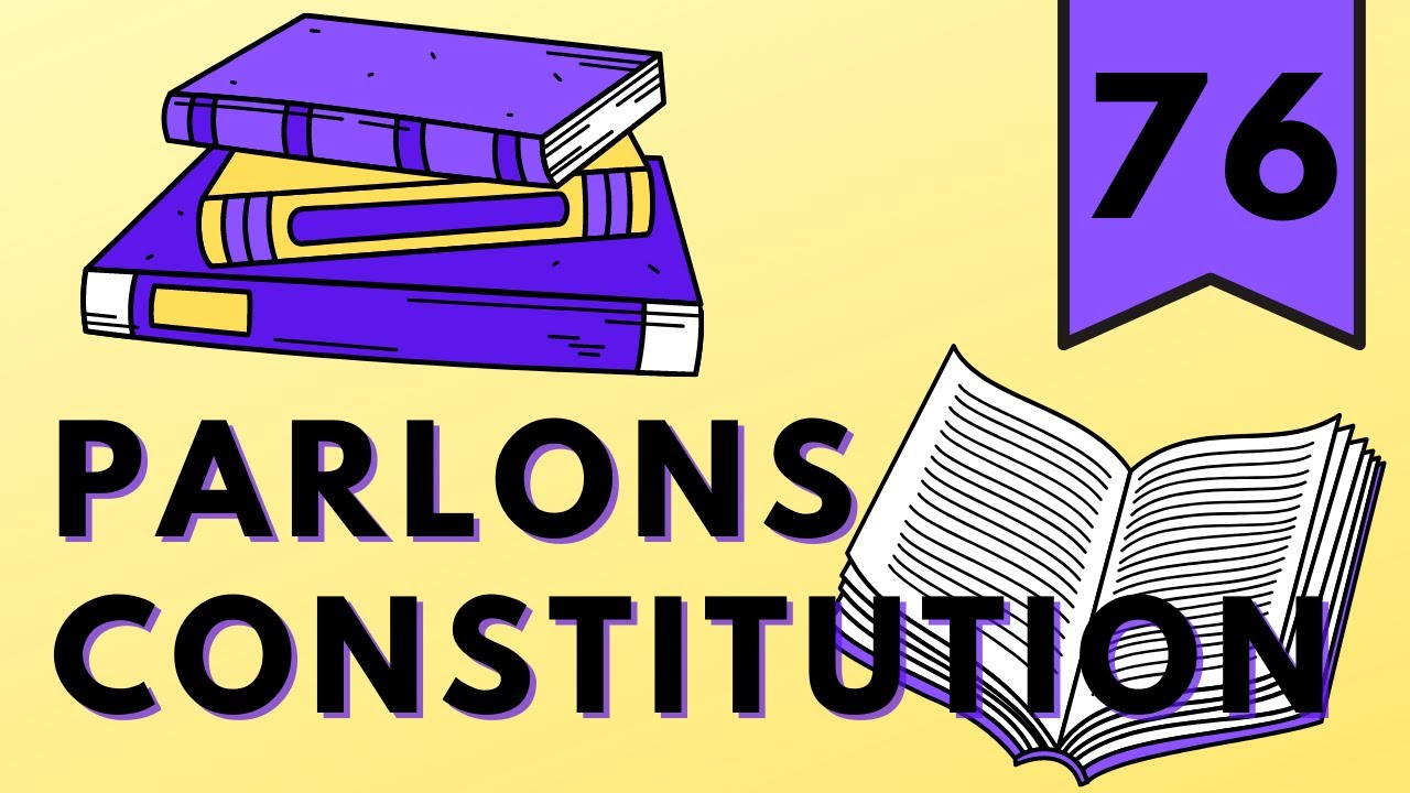 Révision constitutionnelle : Qui peut réviser la Constitution ?  - Parlons Constitution - Episode 76