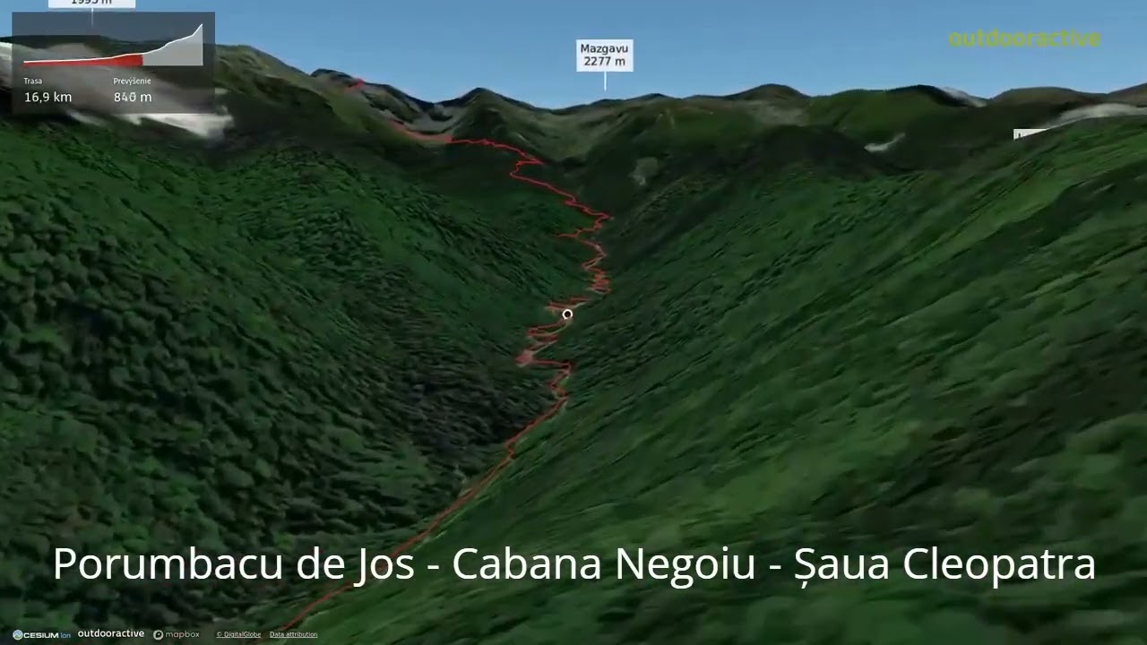 Porumbacu de Jos - Cabana Negoiu - Șaua Cleopatra ∆ hiking trails ∆ 3d-trail.com/romania/
