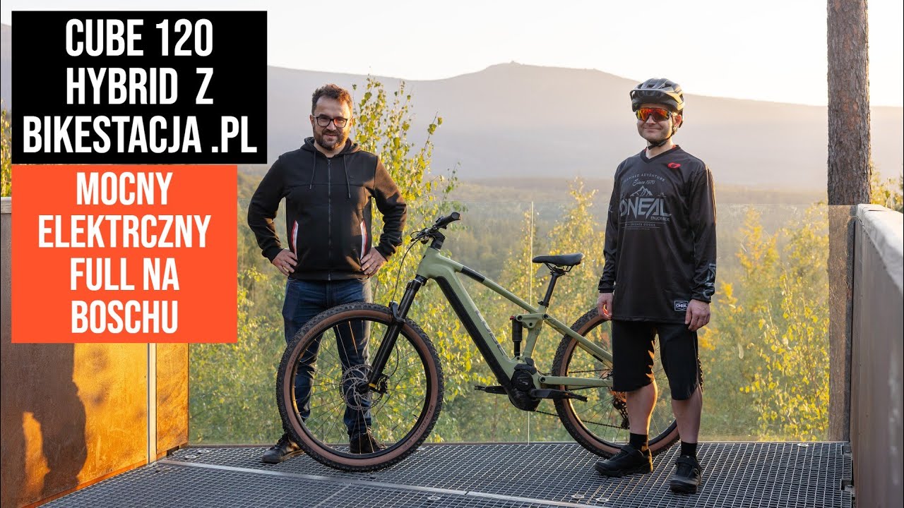 Cube Hybrid Stereo 120 z Bikestacja.pl - elektryczny Full z potężnym silnikiem Bosch
