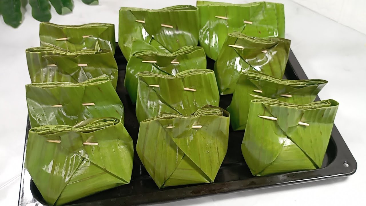 KALAU PUNYA LABU KUNING DAN DAUN PISANG OLAH JADI MAKANAN TRADISIONAL INI.OLAHAN LABU KUNING