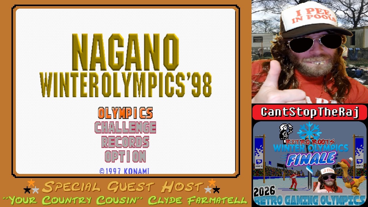 Winter Olympics Finale: Nagano Winter Olympics '98 (PS1) **RETRO_ROOTS** w/ Cousin Clyde