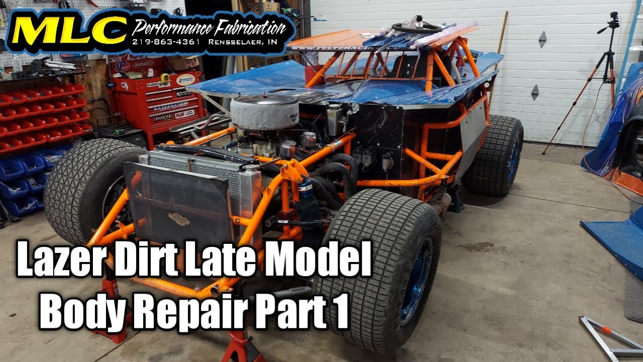 Dirt late model body Fabrication. Getting the Lazer re-skinned - Part 1