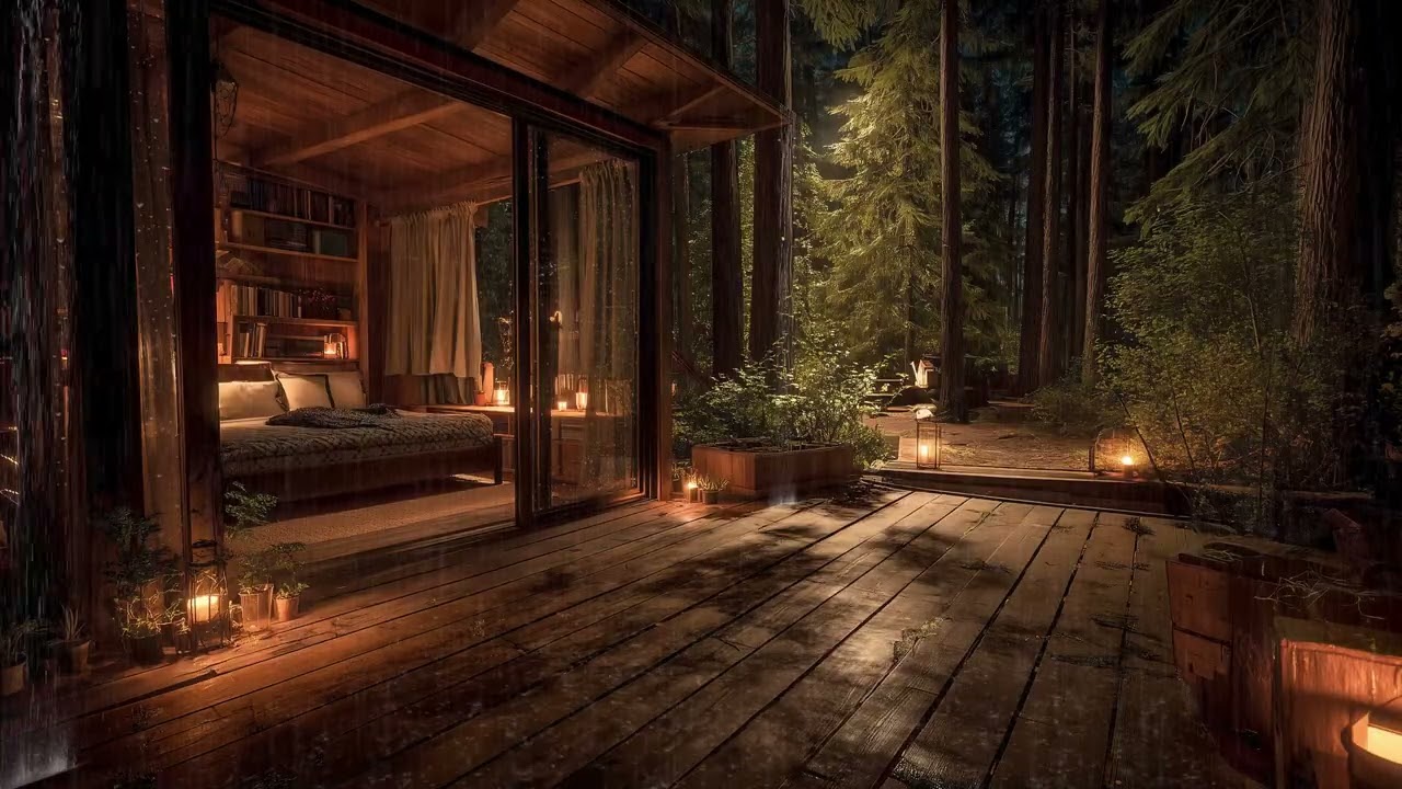 Quiet Forest Rain 🌲 | Natural Rain Sounds for Deep Rest & Relaxation