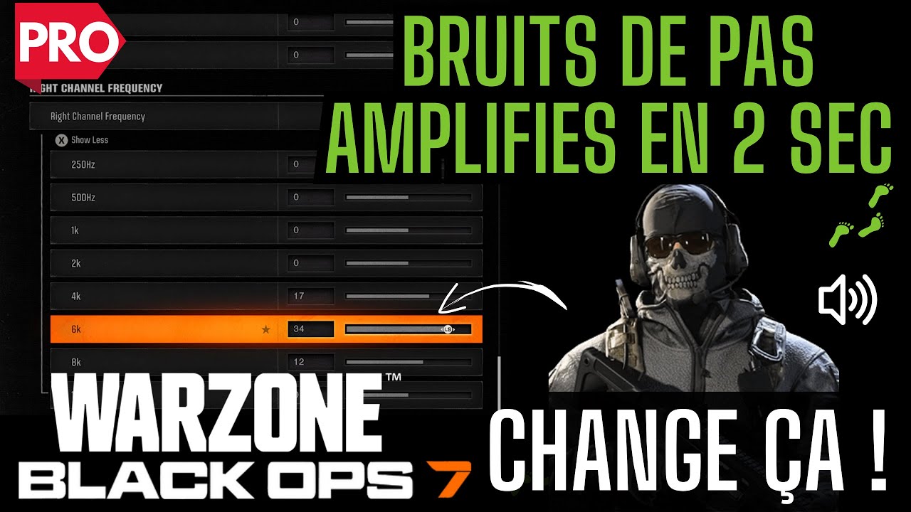 *NOUVEAU* Meilleurs paramètres Audio Son Warzone Black Ops 7 Saison 1 (Bruits de pas amplifiés)