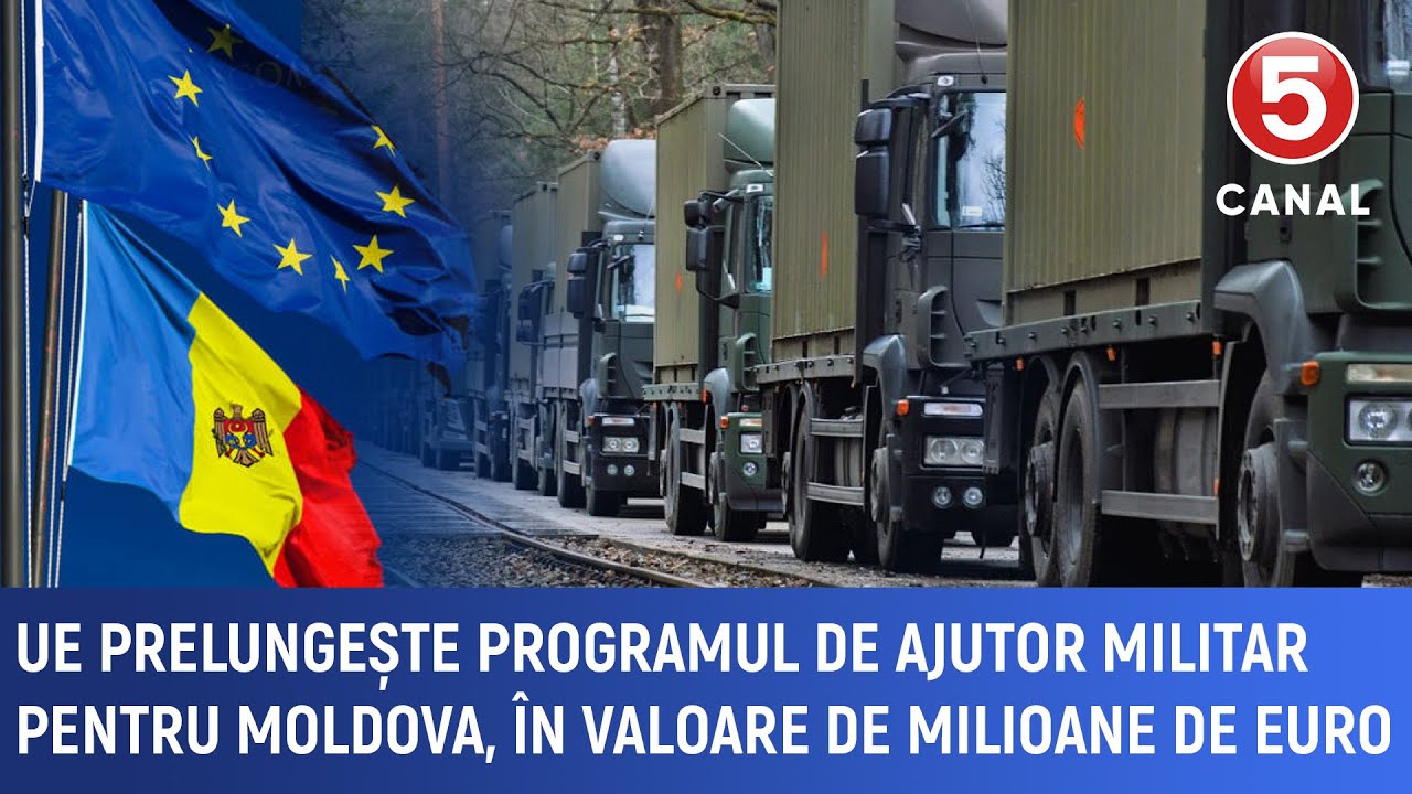 UE prelungește cu un an programul de ajutor militar &icirc;n valoare de milioane de euro pentru Moldova