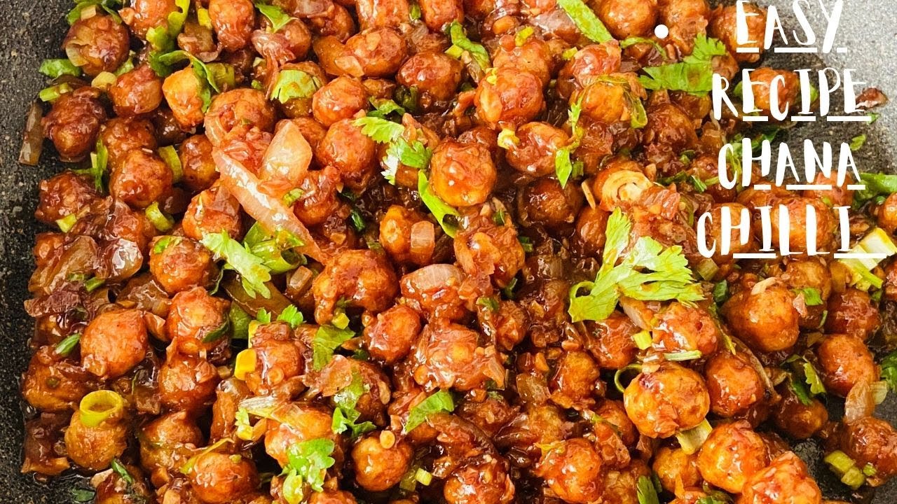 सजिलो अनि स्वादिष्ट चिली चना  | CHANA CHILLI | RESTAURANT STYLE CRUNCHY CHICKPEAS |