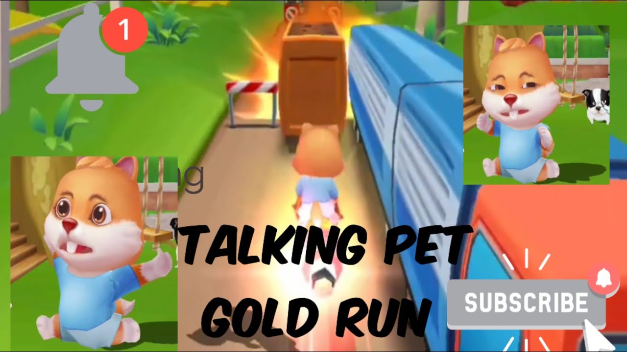 Talking Pet Gold Run🐕🐕🐕🐕
