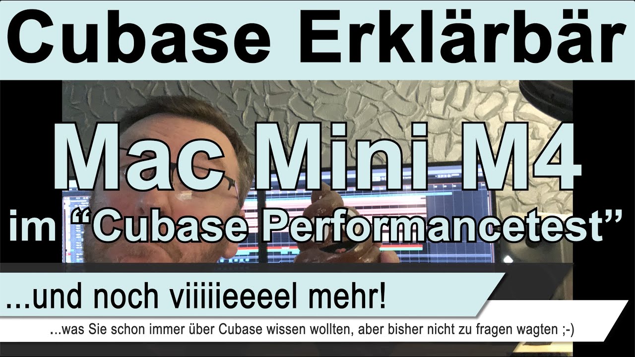 Mac Mini M4 - im Cubase Performance Test
