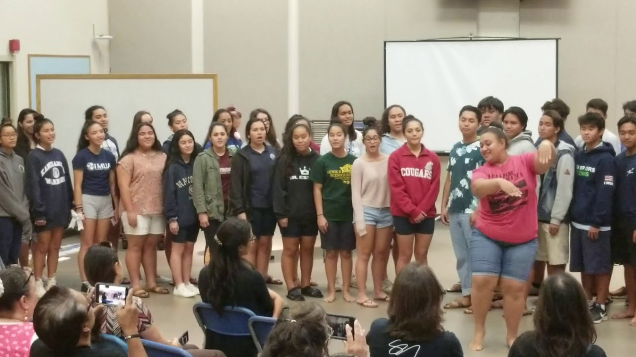Kamehameha Schools Concert Glee Club singing Nga Puaiki