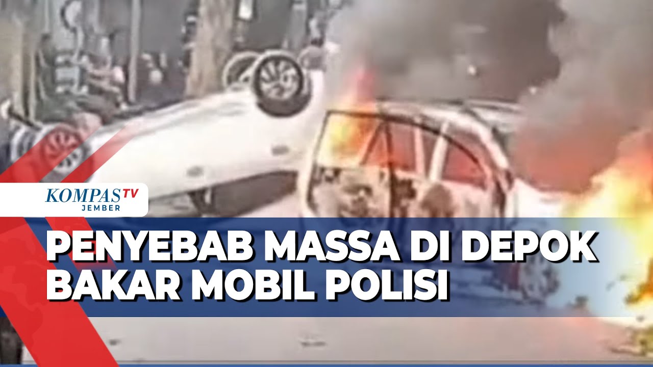 Massa Ngamuk! Mobil Polisi Dibakar saat Penangkapan Kasus Lahan di Depok