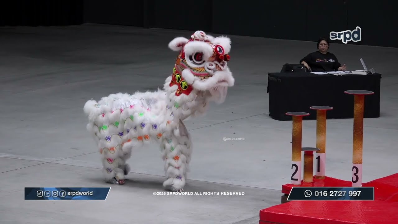 新加坡艺威 Singapore Yiwei🔥2026【日本东瀛狮王】高桩部门  Acrobatic Lion Dance