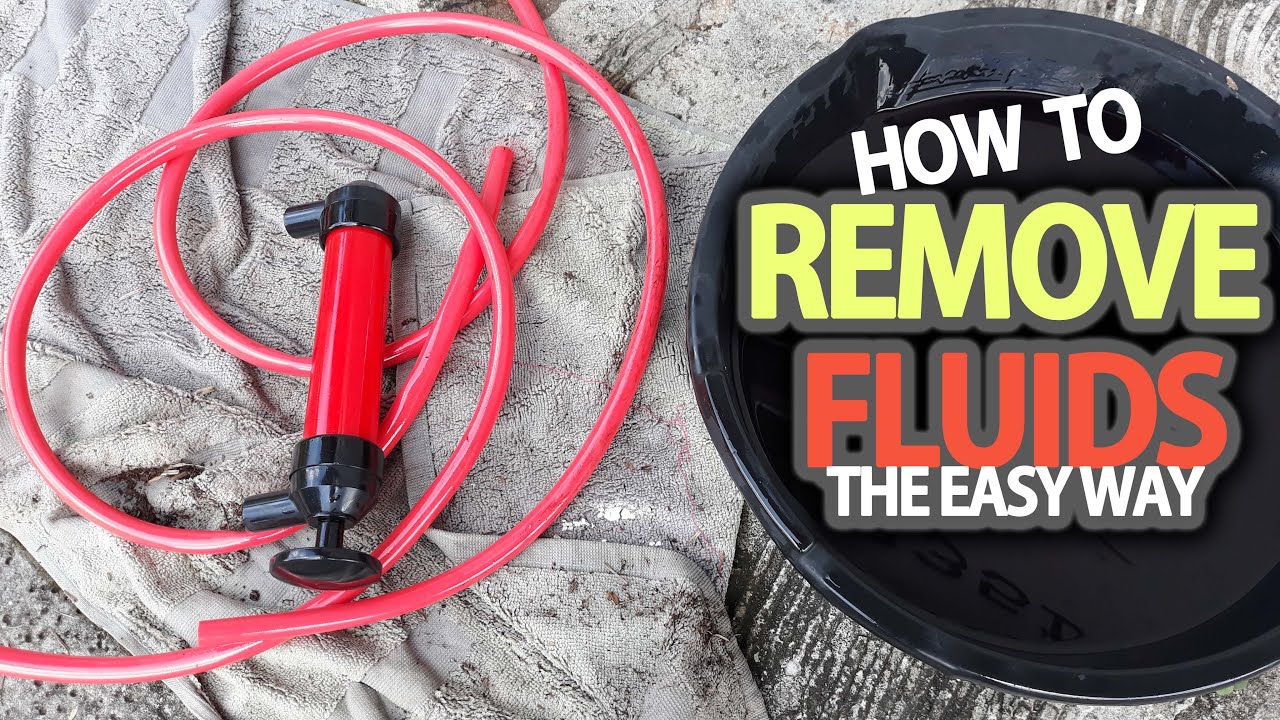 How to remove fluid from a transmission | best siphon tool