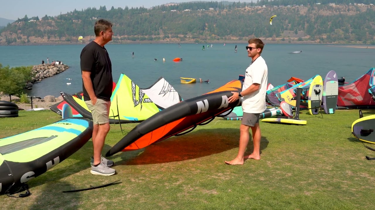 Naish talk about their wings and foils at the AWSI // Foiling Magazine
