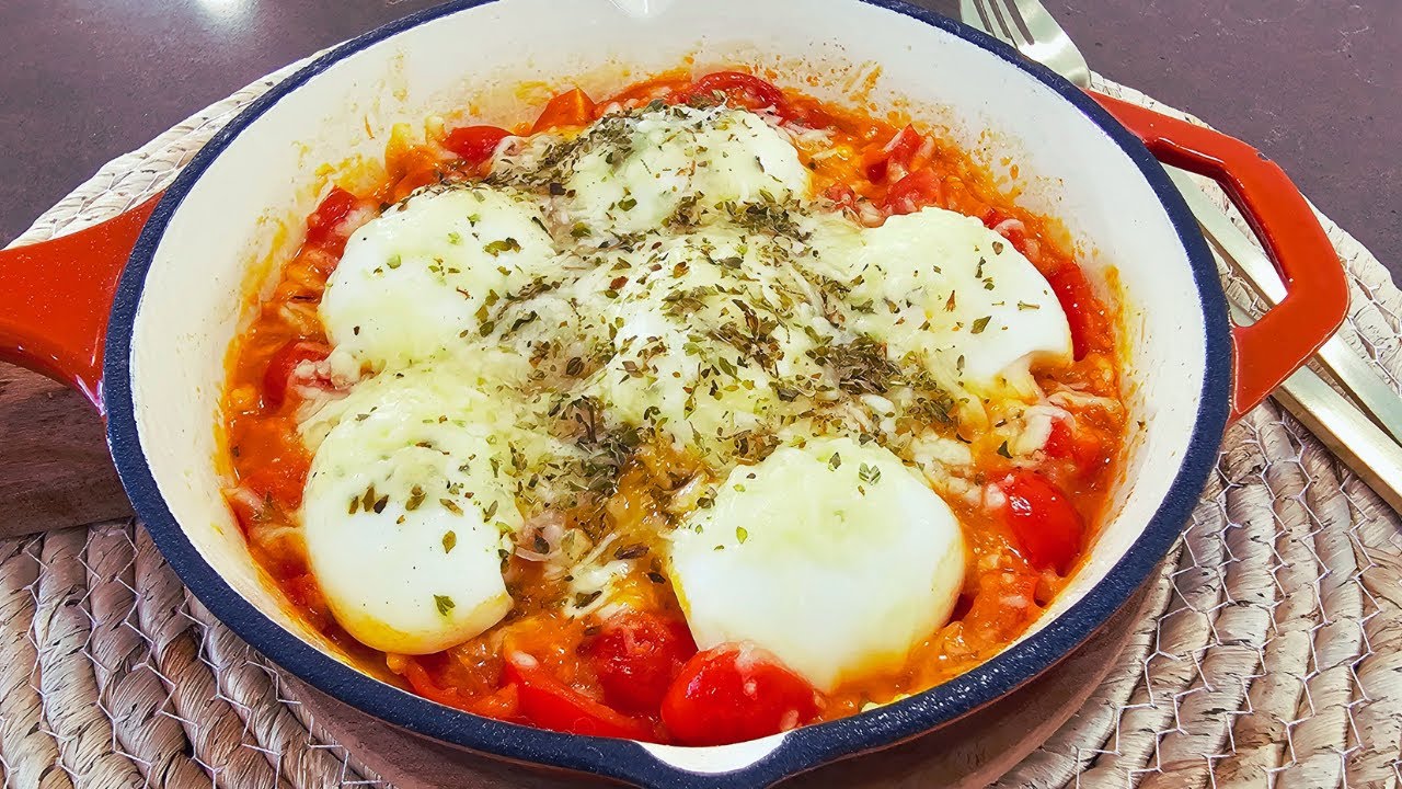 VOCÊ JÁ FEZ OVOS ASSIM?  #ovo |#receitacomovo |#ovosaparmegiana |3cozinhandonaeuropa