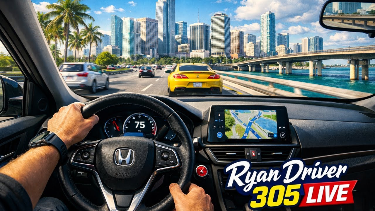 MIAMI DRIVER RIDE ALONG | RYAN DRIVER 305
