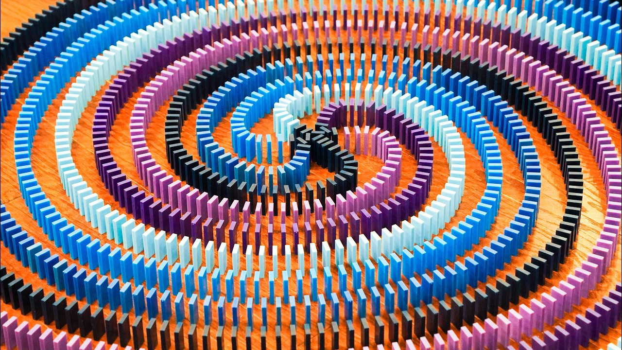50,000 Dominoes Falling | 10 minute Hevesh5 compilation