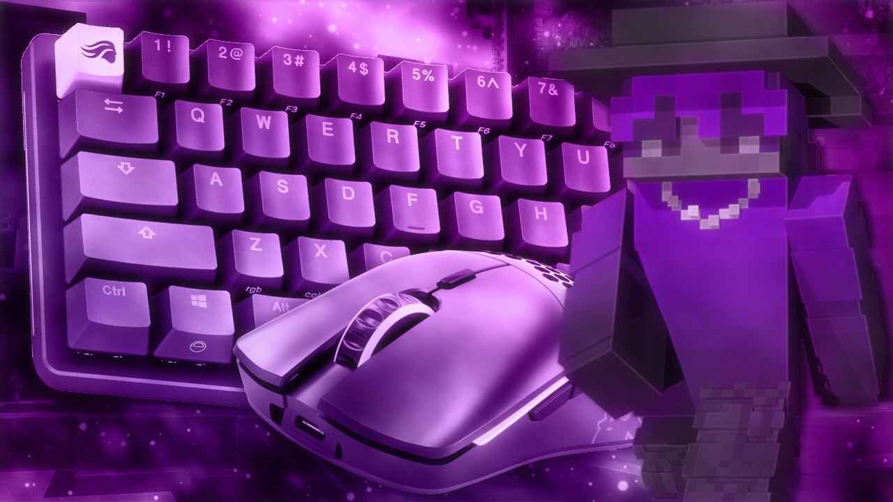 Hive Bedwars Keyboard & Mouse ASMR [4K 1440FPS] [Shaders] [Drag clicks]