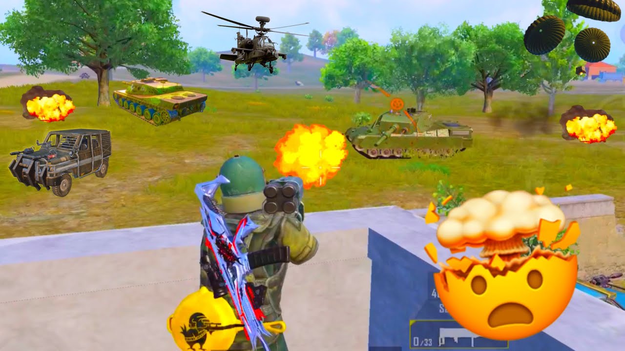 M202 AGAINST FULL TANK SQUAD☠️ | They can't escape my GUN - PUBG Mobile