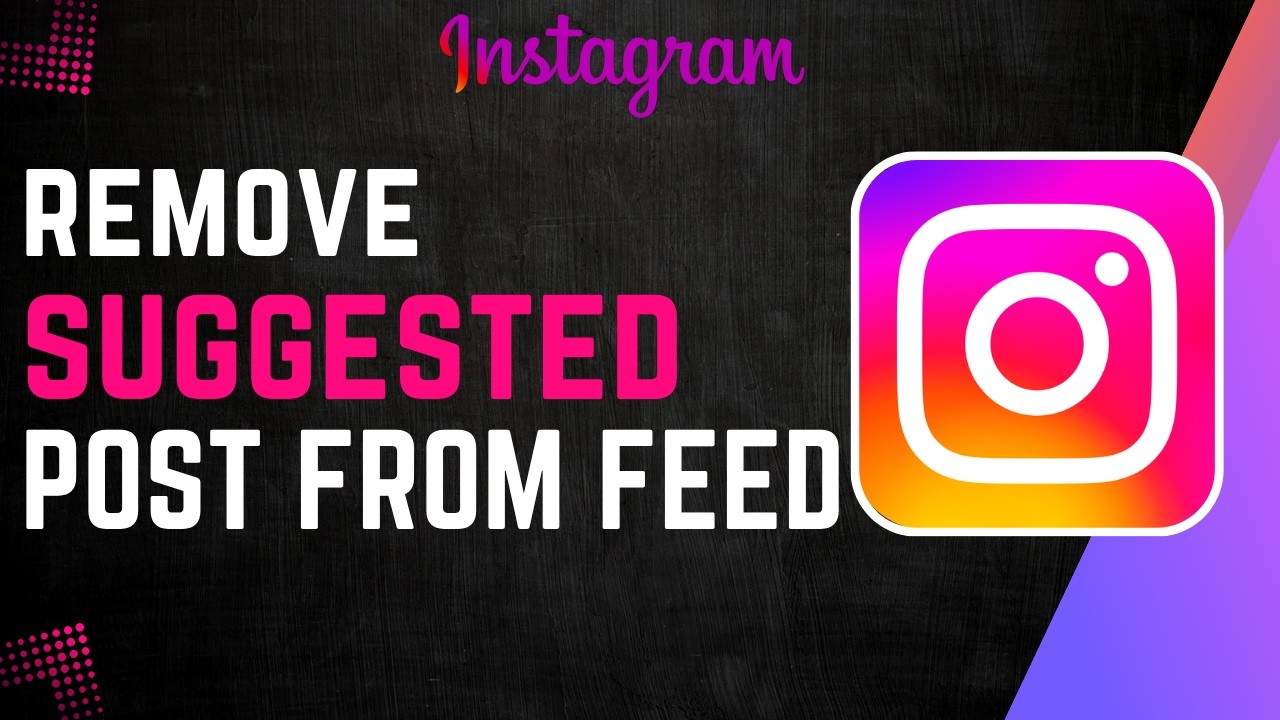How To Remove Suggested Posts from Feed !