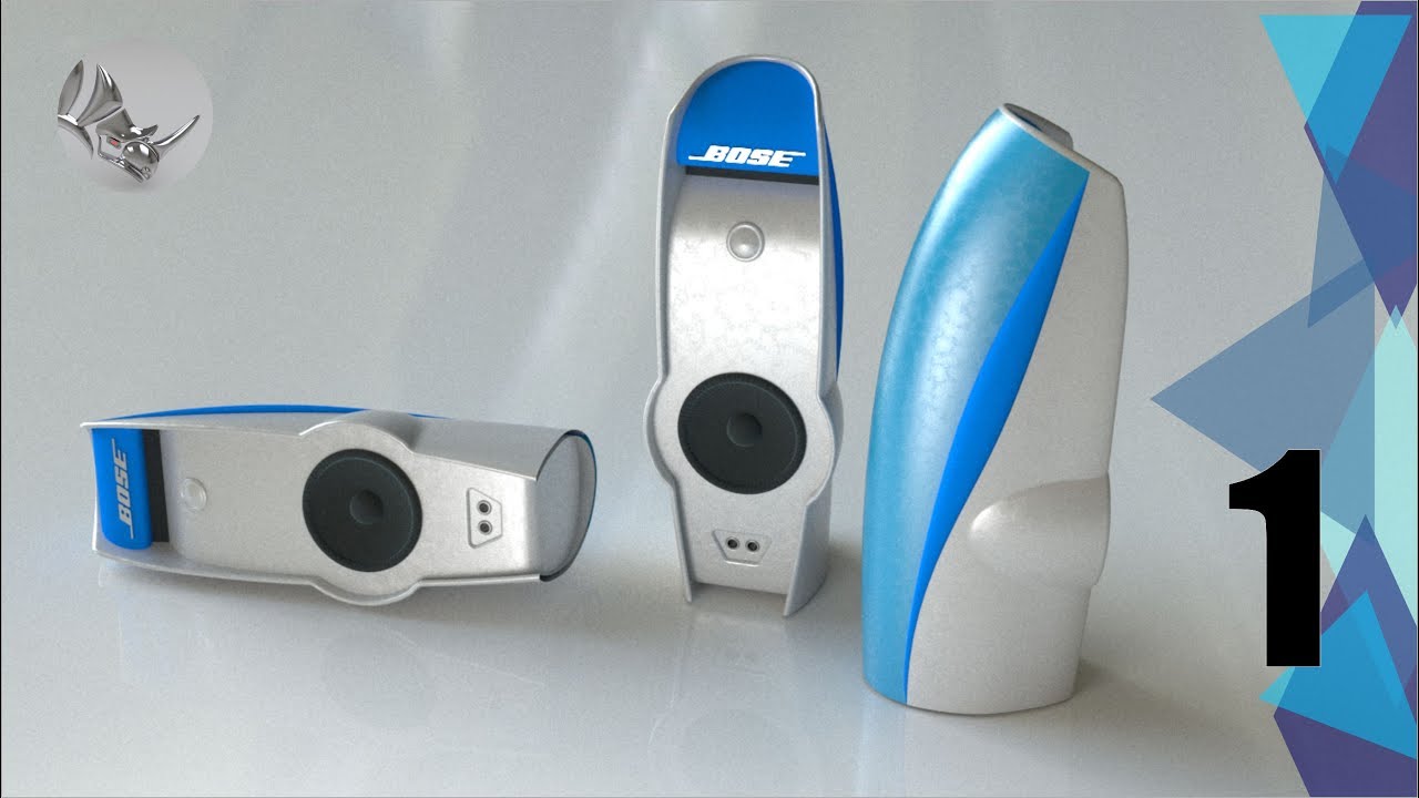 Tutorial Rhino 3D | Parlantes PC (1/8)