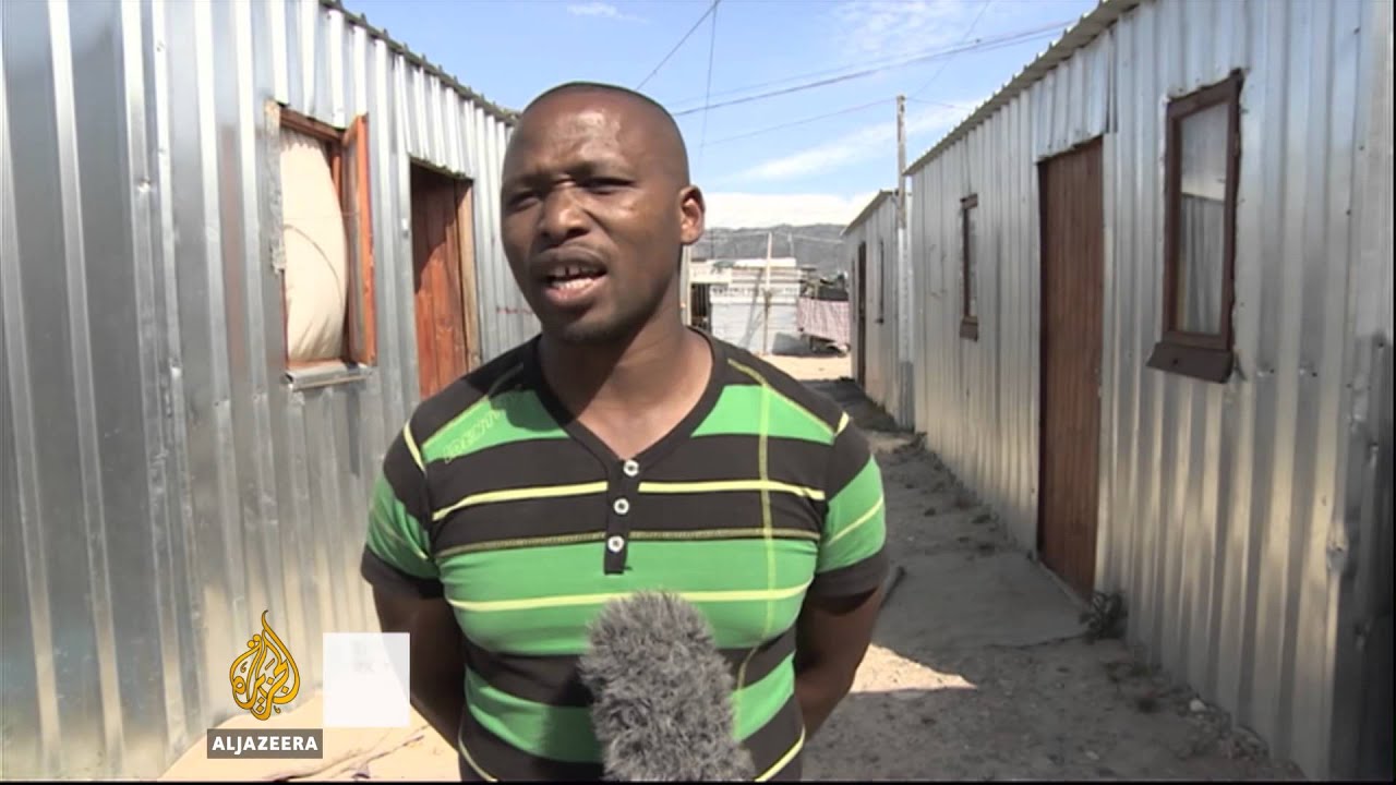 Informal settlements dot South Africa's landscape
