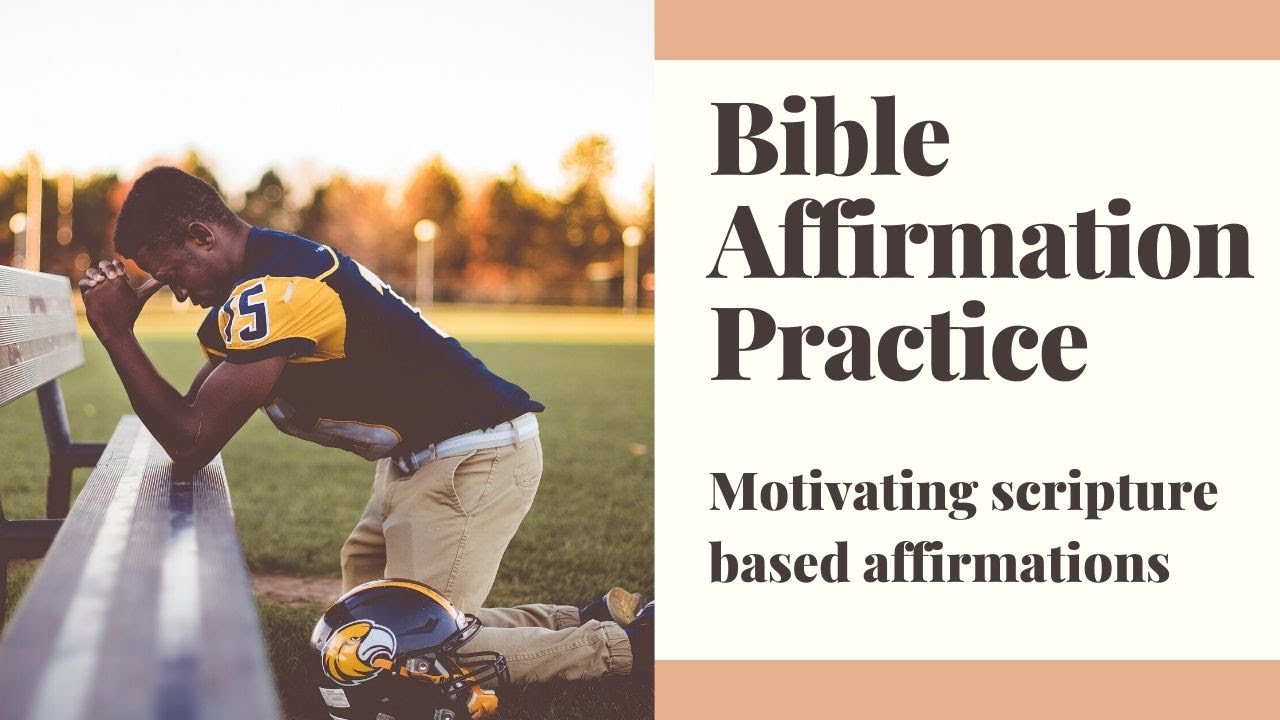 Bible Affirmations - Spiritual bible affirmations - change your mindset
