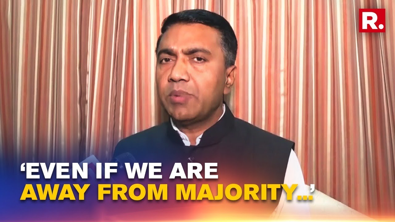 CM Pramod Sawant Speaks To Republic On Goa Exit Polls: 'Confident Of Support From Local Parties'