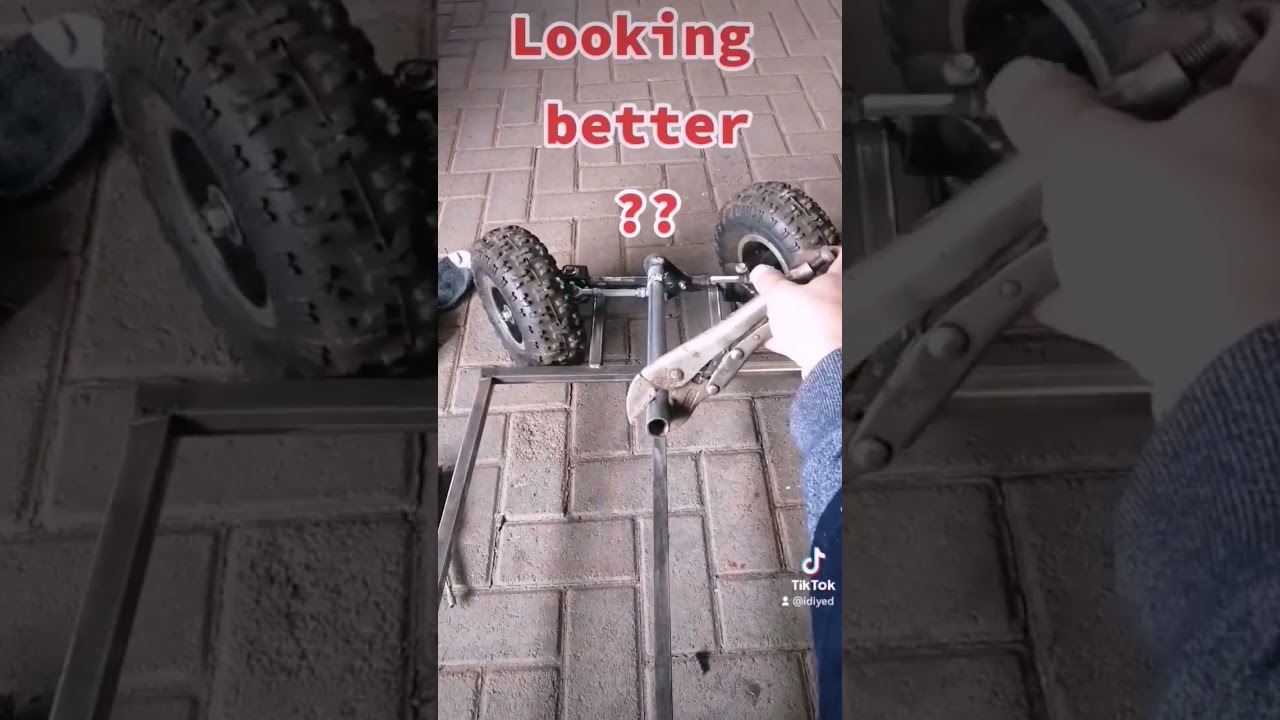 This video went viral on tiktok. Mini gocart steering fixed, go kart 