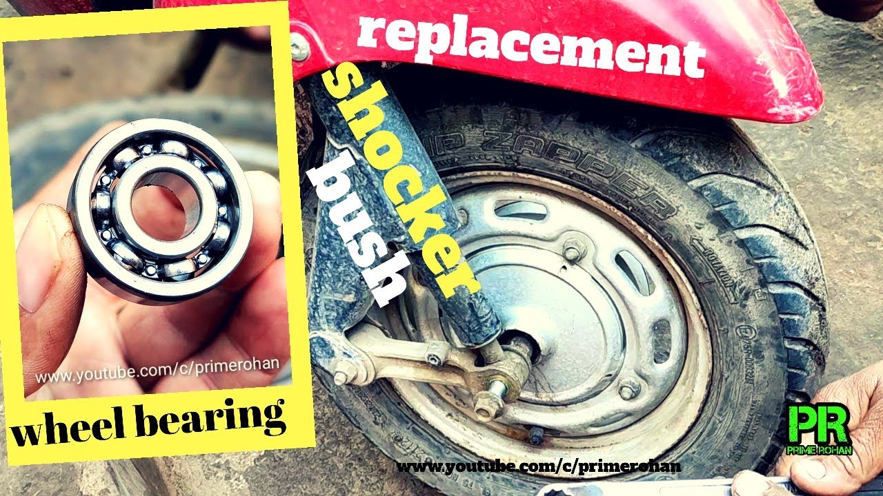 how to change |wheel-bearing| bush_ |hero-pleasure|
