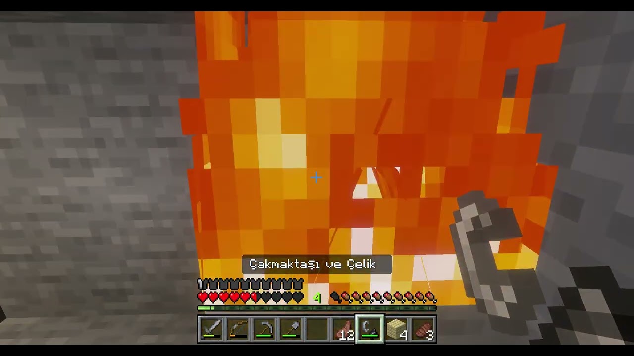 Minecraft oynuyorum