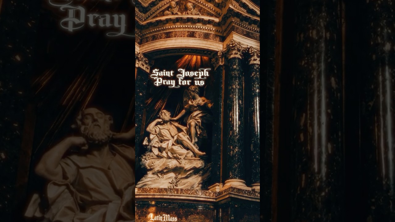 Domenico Guidi's Dream of St. Joseph, Santa Maria della Vittoria | Latin Mass Filmmaker