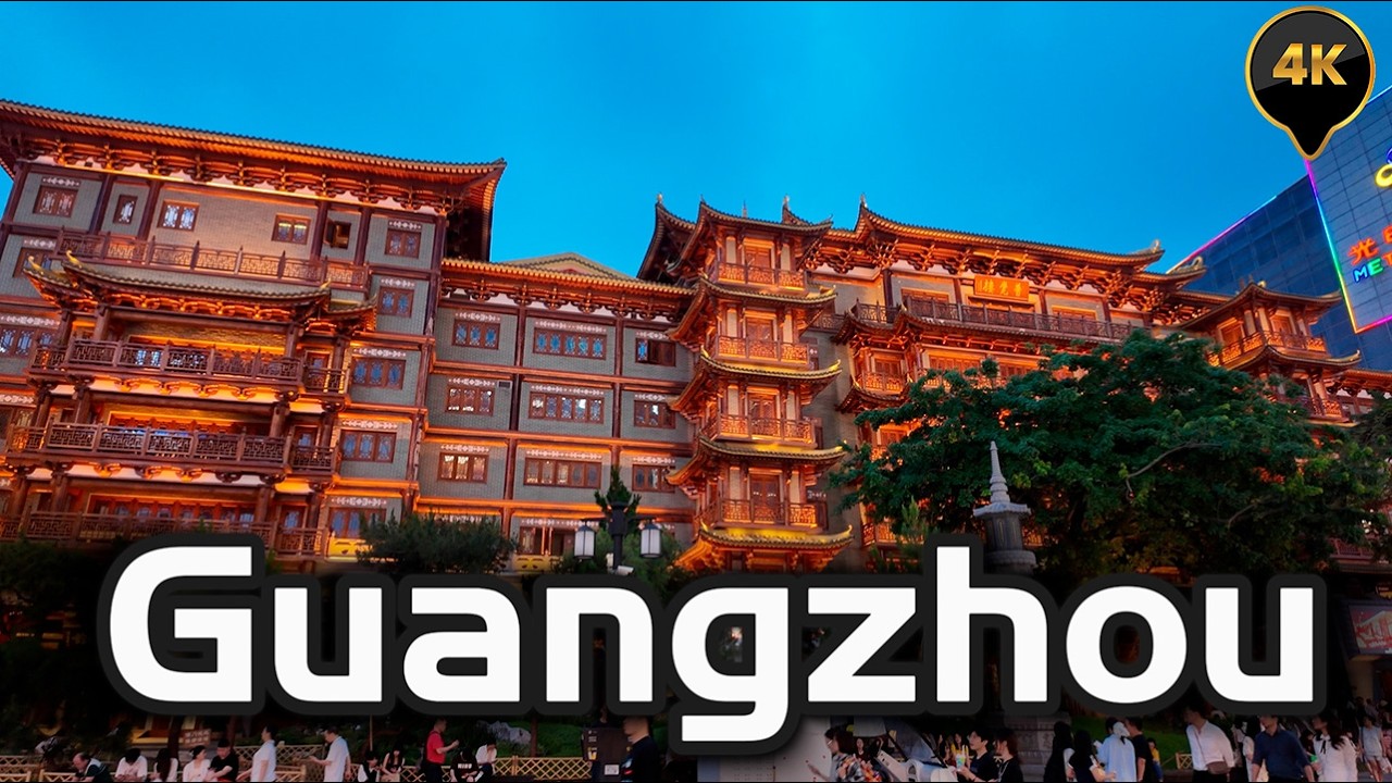 Guangzhou Walking Tour: Futuristic Skyscrapers, River Views & Hidden Streets!