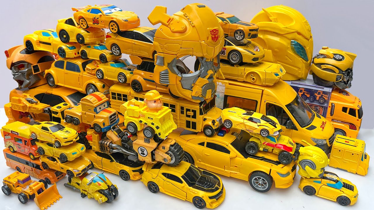 🔥 BUMBLEBEE AND GOLDEN CAR PARTY – THE ULTIMATE REVIEW OF THE FULL TRANSFORMERS SET! 🚗🤖