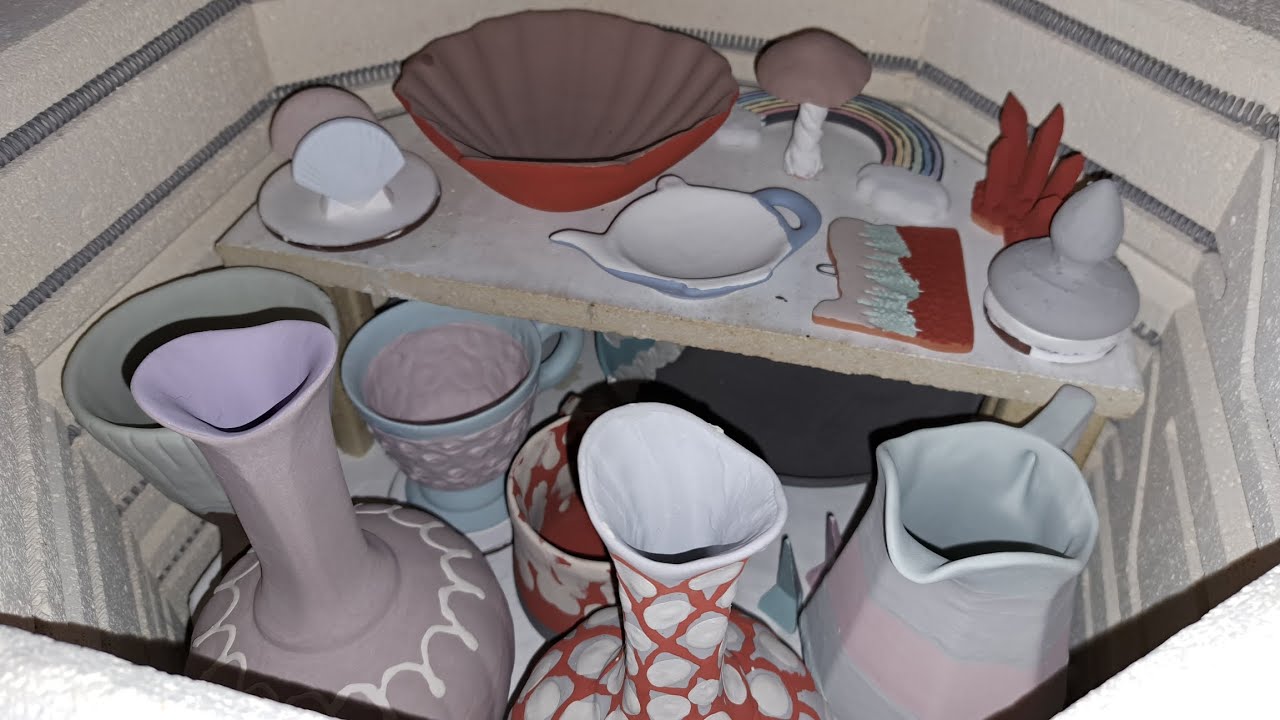 Red Eft Designs ~ Glaze Kiln Opening #11 ~ Bowls, Vases, Mugs, with all Glaze Combinations revealed!