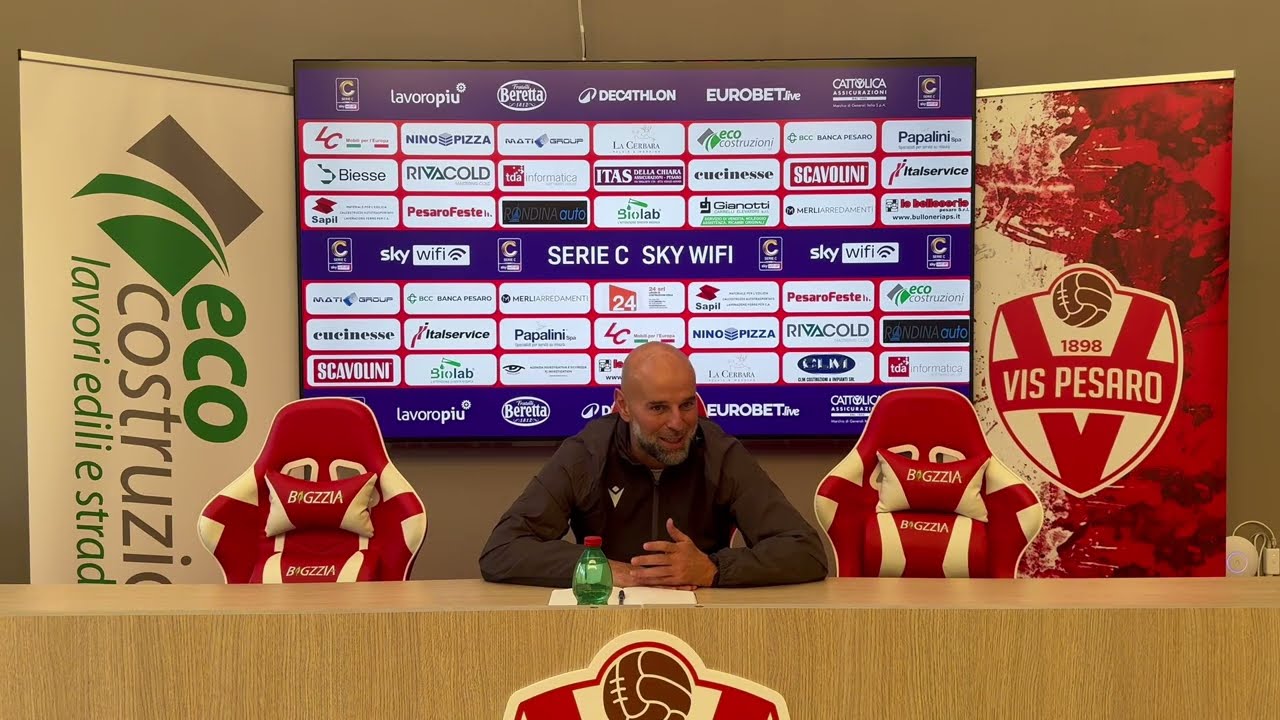 CONFERENZA STAMPA | Mister Stellone | Vis Pesaro - Ascoli